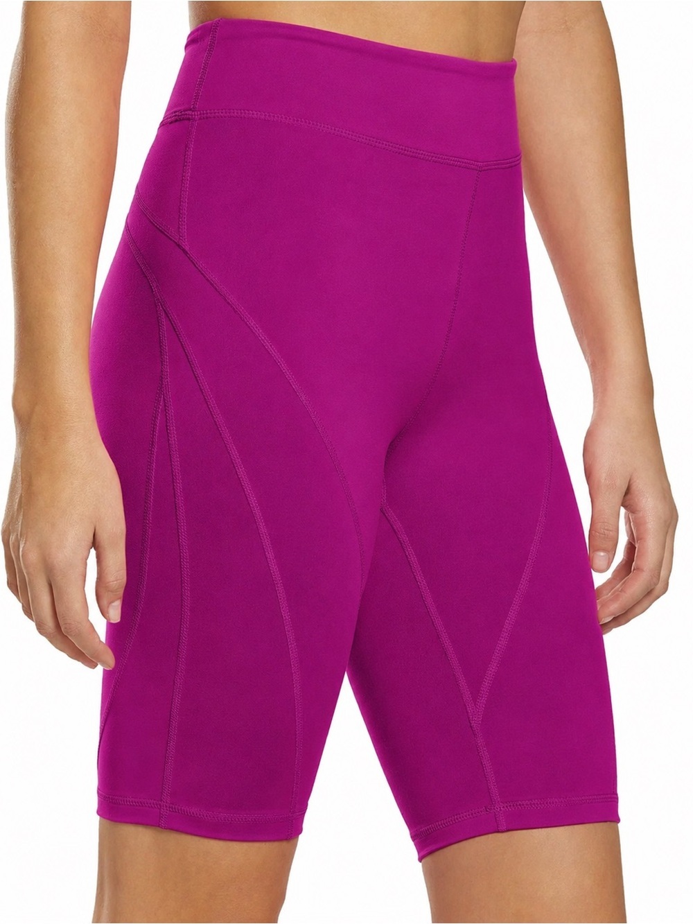 FP Movement Biker Baby Shorts Magenta High Rise Bike Shorts Size Small